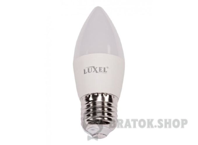 Лампа светодиодная LED E27 C35 6W 4000К Luxel ECO 047-NE в Сумах
