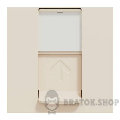 Розетка комп'ютерна RJ45, категорія 5 STP, 2 модулі, бежева Unica New Studio NU341344 в Киеве