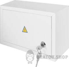 Корпус e.mbox.stand.n.12.z металлический, под 12 мод., навесной, с замком