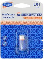 Батарейка лужна LR1.BP1 (blister 1)