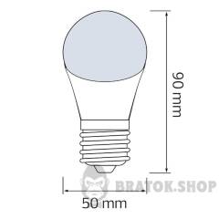 Лампа світлодіодна E27 3W 6400K A60 жовтий Horoz Electric SPECTRA