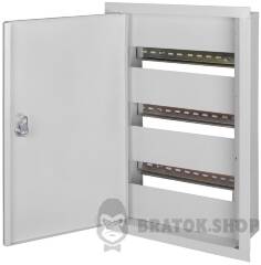 Корпус e.mbox.stand.w.36.z металевий, під 36 мод., що вбудовується, з замком