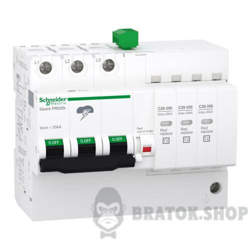 ОБМЕЖ. ПЕРЕН. IQUICKPRD 20кА 3P R A9L16296
