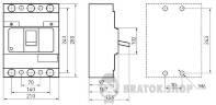 Силовой автоматический выключатель e.industrial.ukm.630SL.630, 3р, 630А i0660021 в Киеве