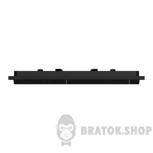 Рамка 1-постова Unica Deco Material, чорний папір NU600274