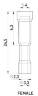Ізольований наконечник e.terminal.stand.frd2.156.blue (blt.f.1,5.2,5), 100шт в Сумах