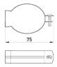 Кріплення металеве e.industrial.pipe.clip.hang.1-1/4"  для підвіски труб i0470004 у Києві
