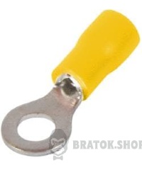 Ізольований наконечник e.terminal.stand.rv3.3,5.5.yellow 2.5-4 кв.мм, жовтий, 100шт