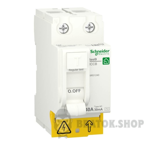 Дифреле ПЗВ 2P 40А 30mА AC Schneider Electric Resi9 (R9R51240)