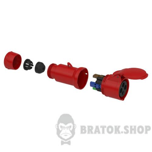 КАБ.РОЗЕТКА, ШВИД.16А 2P+E IP44 250В PKY16M423 в Киеве