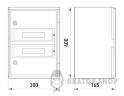 Корпус ударопрочный из АБС-пластика e.plbox.300.400.165.24m.tr, 300х400х165мм, IP65 с прозрачной дверцей и панелью под 24 модуля. CP5113 в Киеве