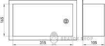 Корпус e.mbox.stand.w.15.z металевий, під 15 мод., що вбудовується, з замком s0100022 у Києві