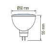 Світлодіодна лампа LED GU5.3 MR16 4W 3000K Horoz Electric FONIX (001-001-0004-021)