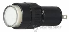 Сигнальна арматура AD22E-12DS біла 24V АC/DC