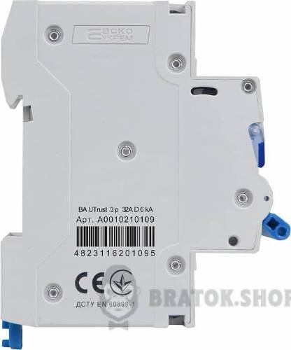 Автоматичний вимикач 3p 32A D 6kA АСКО-УКРЕМ BA UTrust A0010210109 у Сумах