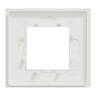 Рамка 1-постова Unica Deco Material, матовий білий NU600279
