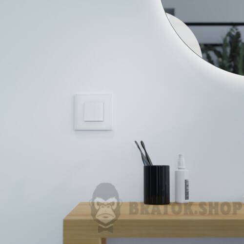 Рамка 1-постова Unica Deco Material, матовий білий NU600279