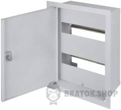 Корпус e.mbox.stand.w.24.z металевий, під 24 мод., що вбудовується, з замком