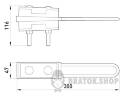 Анкерный изолированный зажим eiclamp.4.25.70.zr, усиленный, 25-70 кв.мм p021008 в Киеве