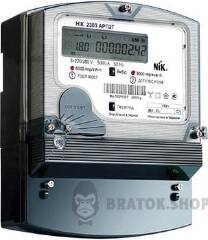 Трифазний лічильник НІК 2303 АРТ2Т 1121 3х220/380В 5(10)А CL+RS485