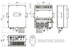 Інвертор гібридний трифазний e.inv.h3.industrial.48.12000 48/400В, 12000Вт i096008