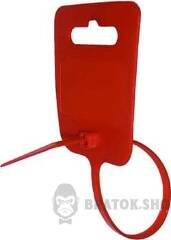 Стяжка кабельна маркувальна e.dct.stand.5.250.red