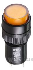 Сигнальна арматура AD22E-12DS жовта 24V АC/DC