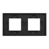 Рамка 2-постова Unica Deco Material, каучук NU600472