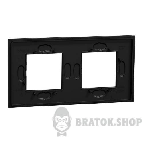 Рамка 2-постова Unica Deco Material, каучук NU600472
