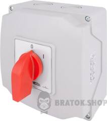 Пакетный переключатель LK40/2.211-ОВ/45 в корпусе, 3p, 0-1, 40А, IP44