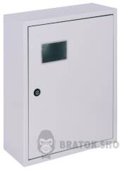 Корпус обліку металевий e.mbox.pro.n.f3.27 IP31 навісний під 3ф лічильник, 27 модулів