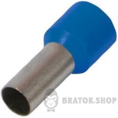 Ізольований наконечник втулковий e.terminal.stand.e7508.blue 0.75 кв.мм, синій, 100шт