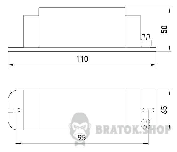 Електромагнітний баласт e.ballast.hps.mhl.100, для натрієвих і металогалогенових ламп 100 Вт l0430002 у Києві
