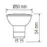 Світлодіодна лампа LED GU10 MR16 6W 4200K Horoz Electric VISION (001-022-0006-060) у Сумах