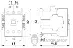 Контактор e.industrial.ukd.40.220, 40А, 220В DC, 1no+1nc i.0090014 у Києві
