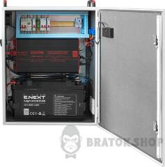 Шафа безперебійного живлення e.ups.mbox.3000/2400, 3000Вт, 2400Вт*год, IP44