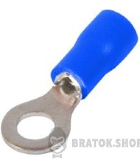 Ізольований наконечник e.terminal.stand.rv3.3,5.5.blue 2.5-4 кв.мм, синій, 100шт