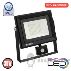 Прожектор світлодіодний LED з датчиком руху 30W 6400K IP65 Horoz Electric PARS/S (068-009-0030-010)