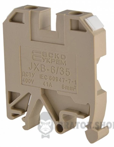 Клеммник винтовой 41A АСКО-Укрем 6/35 желтый A0130010015 в Сумах