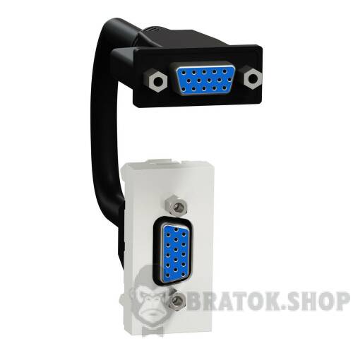 Розетка HD15 female (VGA) 1 модуль білий NU343218 в Киеве