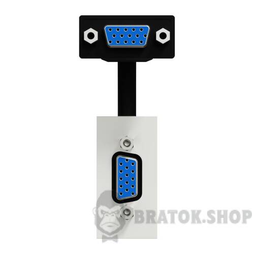 Розетка HD15 female (VGA) 1 модуль білий NU343218 в Киеве
