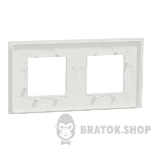 Рамка 2-постова Unica Deco Material, матовий білий NU600479 в Киеве