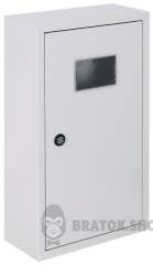 Корпус обліку металевий e.mbox.pro.n.f3.12 IP31 навісний під 3ф лічильник, 12 модулів