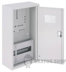 Корпус обліку металевий e.mbox.pro.n.f3.12 IP31 навісний під 3ф лічильник, 12 модулів