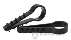 Дюбель-хомут 16мм для круглого провода ENEXT e.metiz.dowel.fir.black.16