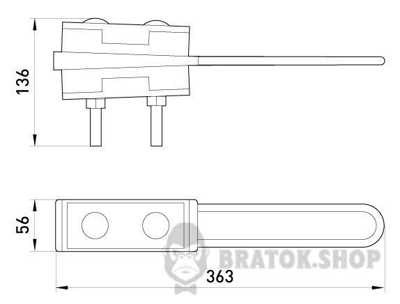 Анкерный изолированный зажим eiclamp.4.70.120.zr, усиленный, 70-120 кв.мм p0210010 в Киеве