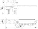 Анкерный изолированный зажим eiclamp.4.70.120.zr, усиленный, 70-120 кв.мм p0210010 в Киеве