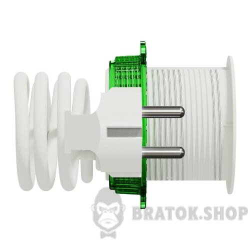 Unica system+, Настільний блок XS з розеткою DE та USB типу A, антрацит INS44004