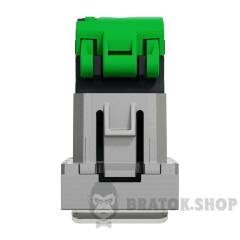 New Unica RJ45 1 модуль CAT6A FTP алюм
