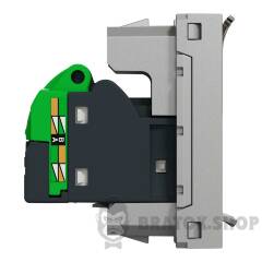 New Unica RJ45 1 модуль CAT6A FTP алюм